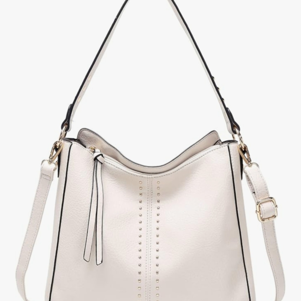 Elegant Hobo Shoulder And Crossbody Bag NWOT + Purse Charm